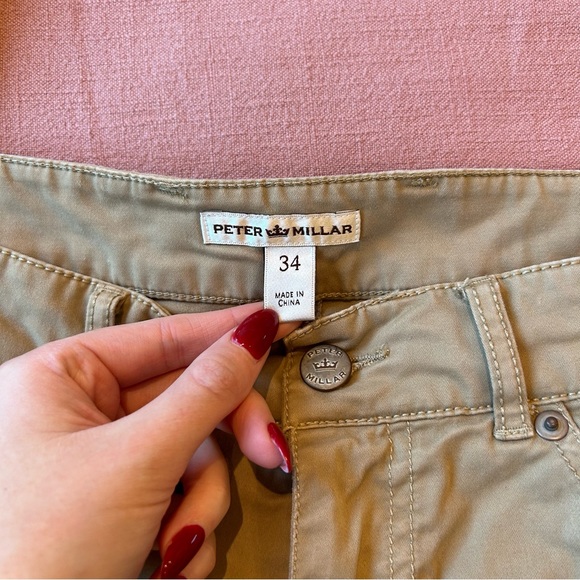 Peter Millar Sateen Khaki Pants - Picture 5 of 9